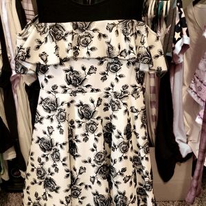 Girl's off the shoulder dress